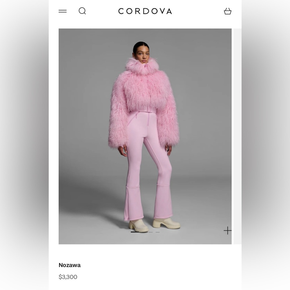 Cordova Stylish Pink Women's skisuit ex small